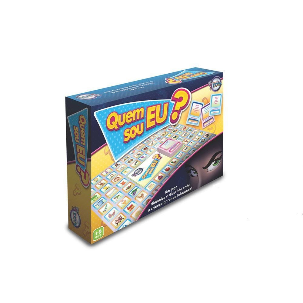 Jogo Quem Sou Eu Jr. Toia - Colorido