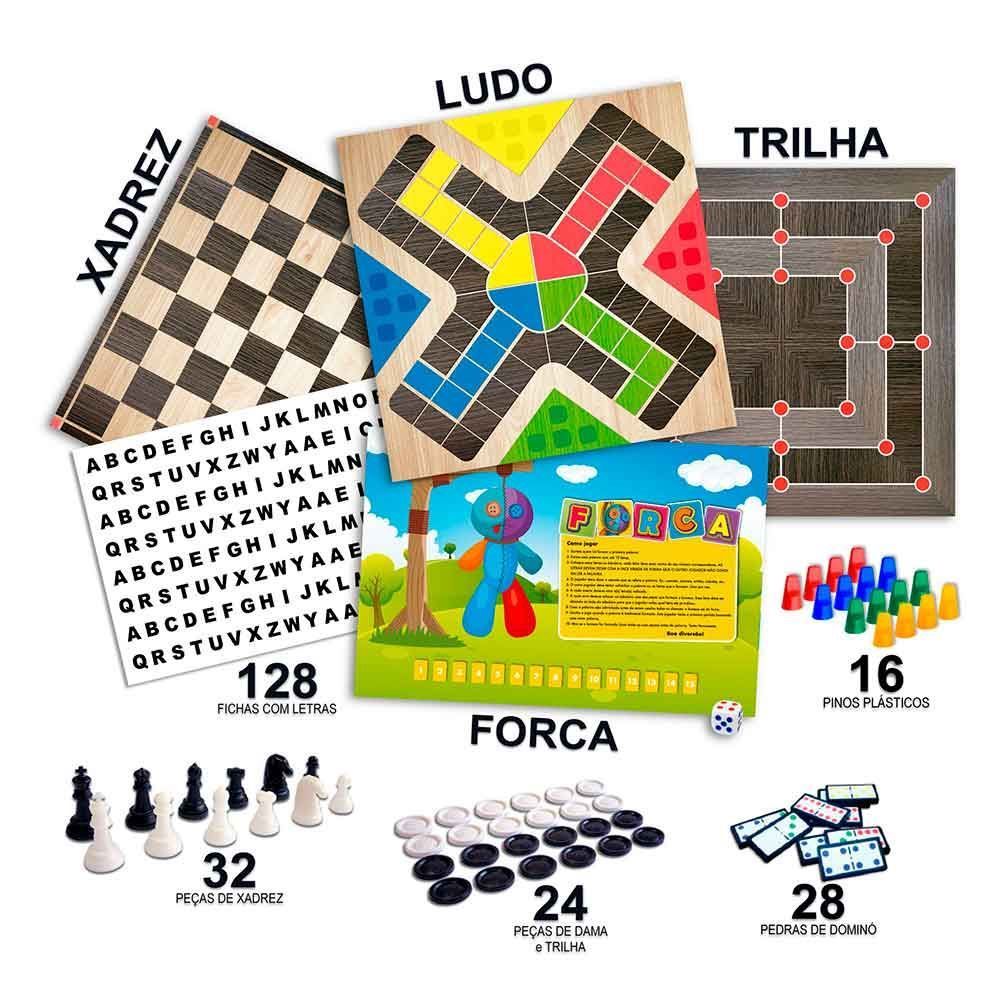 Jogo 6 Jogos Clássicos Pais & Filhos Gala - 2759