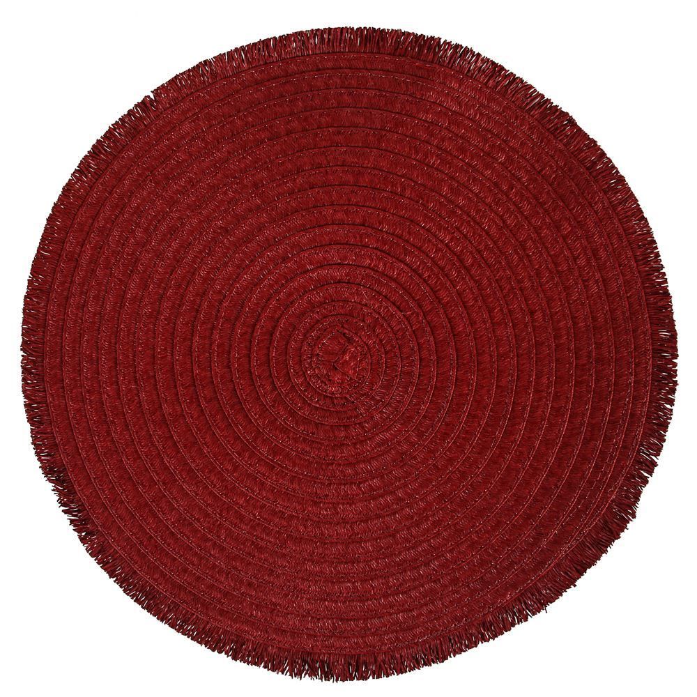 Jogo Americano Avulso 38 Cm Lilly Havan Casa 1 Pç - Vermelho 