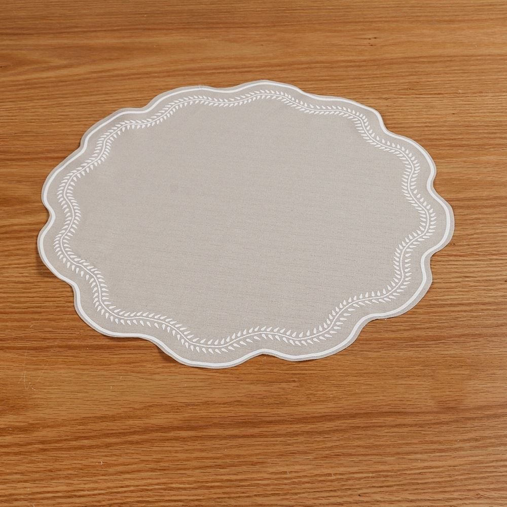 Jogo Americano Avulso Classic Havan Casa 1 Pç - Ramos Bege