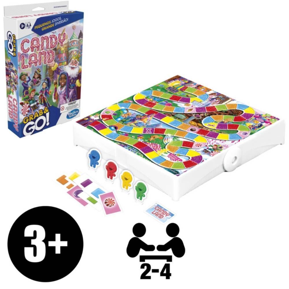 Jogo Candy Land Grab And Go Hasbro - F5259