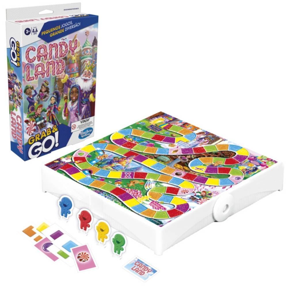Jogo Candy Land Grab And Go Hasbro - F5259