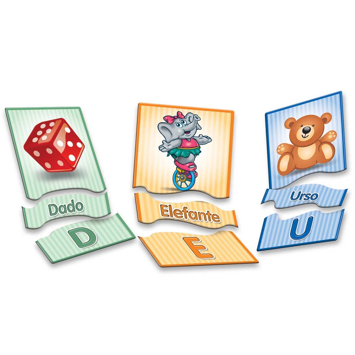 Jogo Educativo Conhecendo o Alfabeto Toia - Colorido