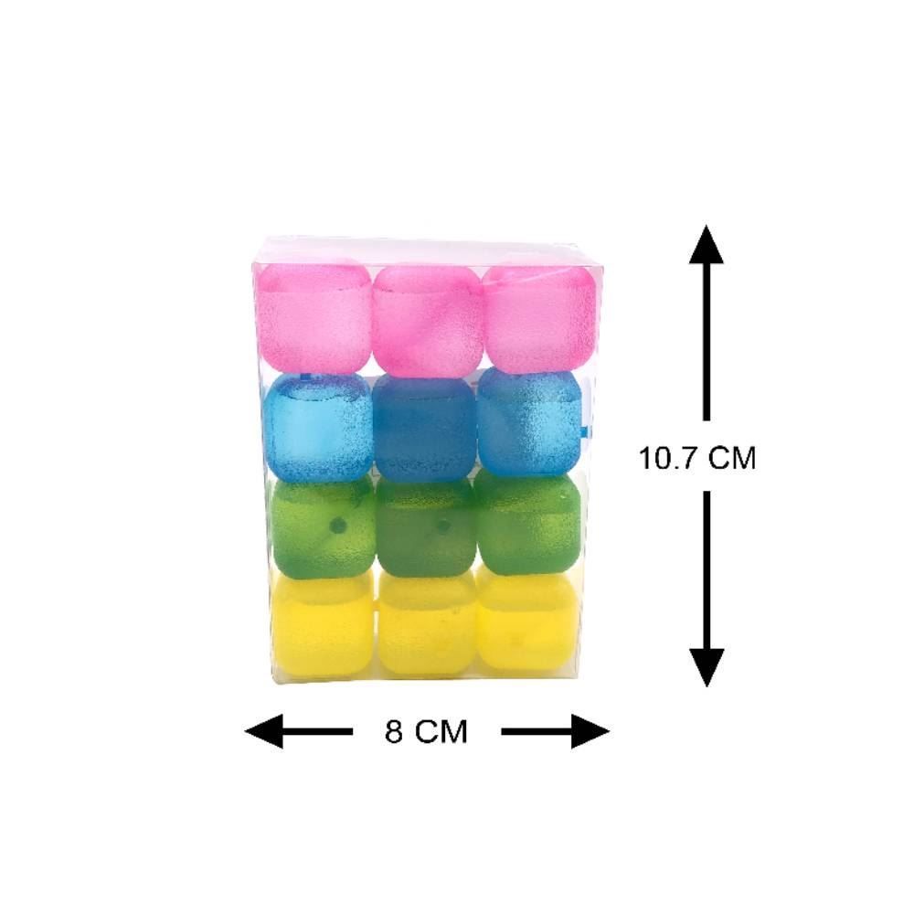 Jogo Cubos De Gelo Reutilizável 12 Peças Havan Casa - Colorido