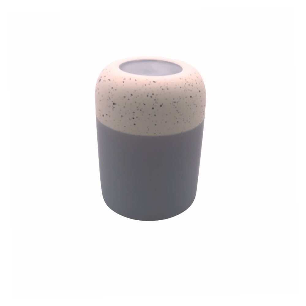 Jogo De Banheiro Cerâmica Cinza Havan Casa - 3 Peças 