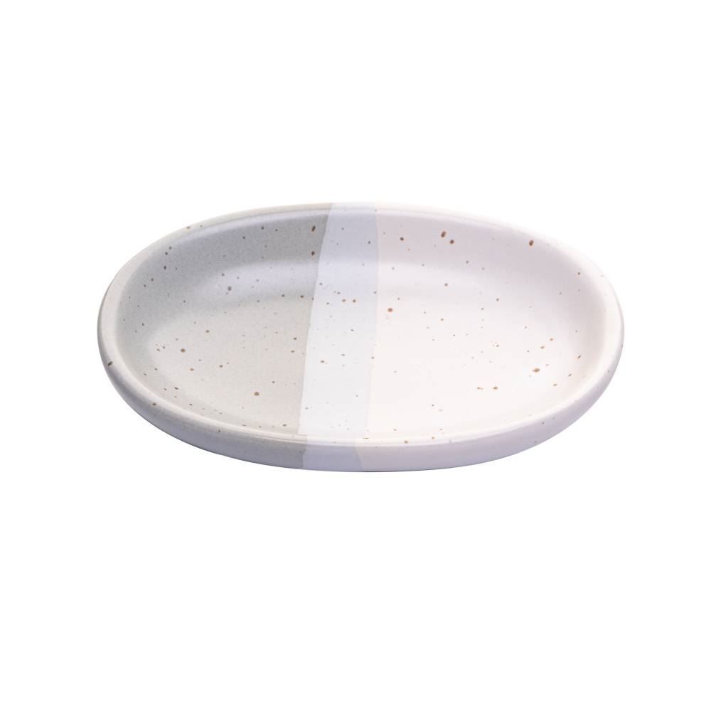 Jogo De Banheiro Cerâmica Degrade Lyor 2 Peças - Cinza