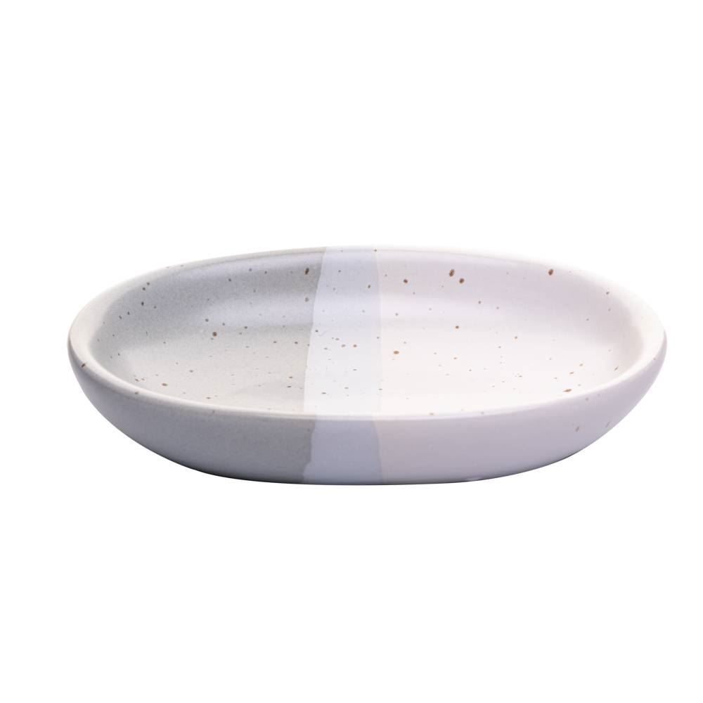 Jogo De Banheiro Cerâmica Degrade Lyor 2 Peças - Cinza