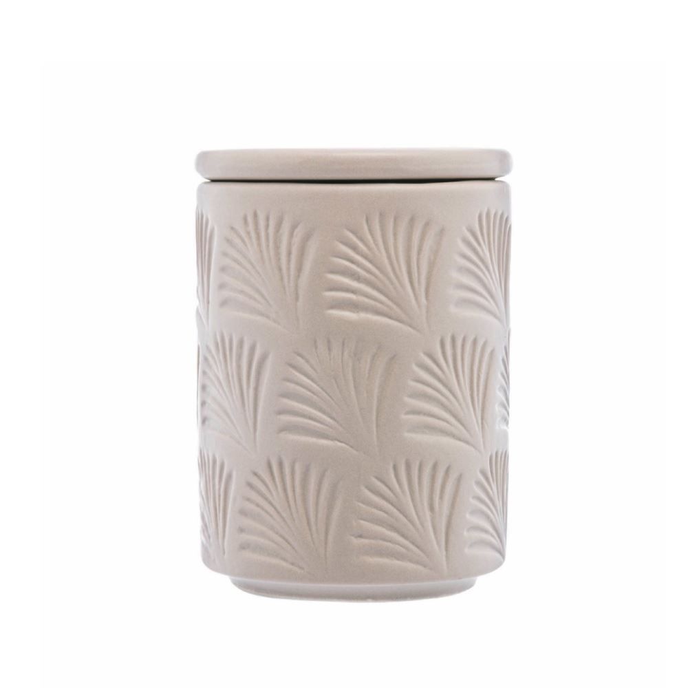 Jogo De Banheiro De Cerâmica Leaf 2 Peças - Nude