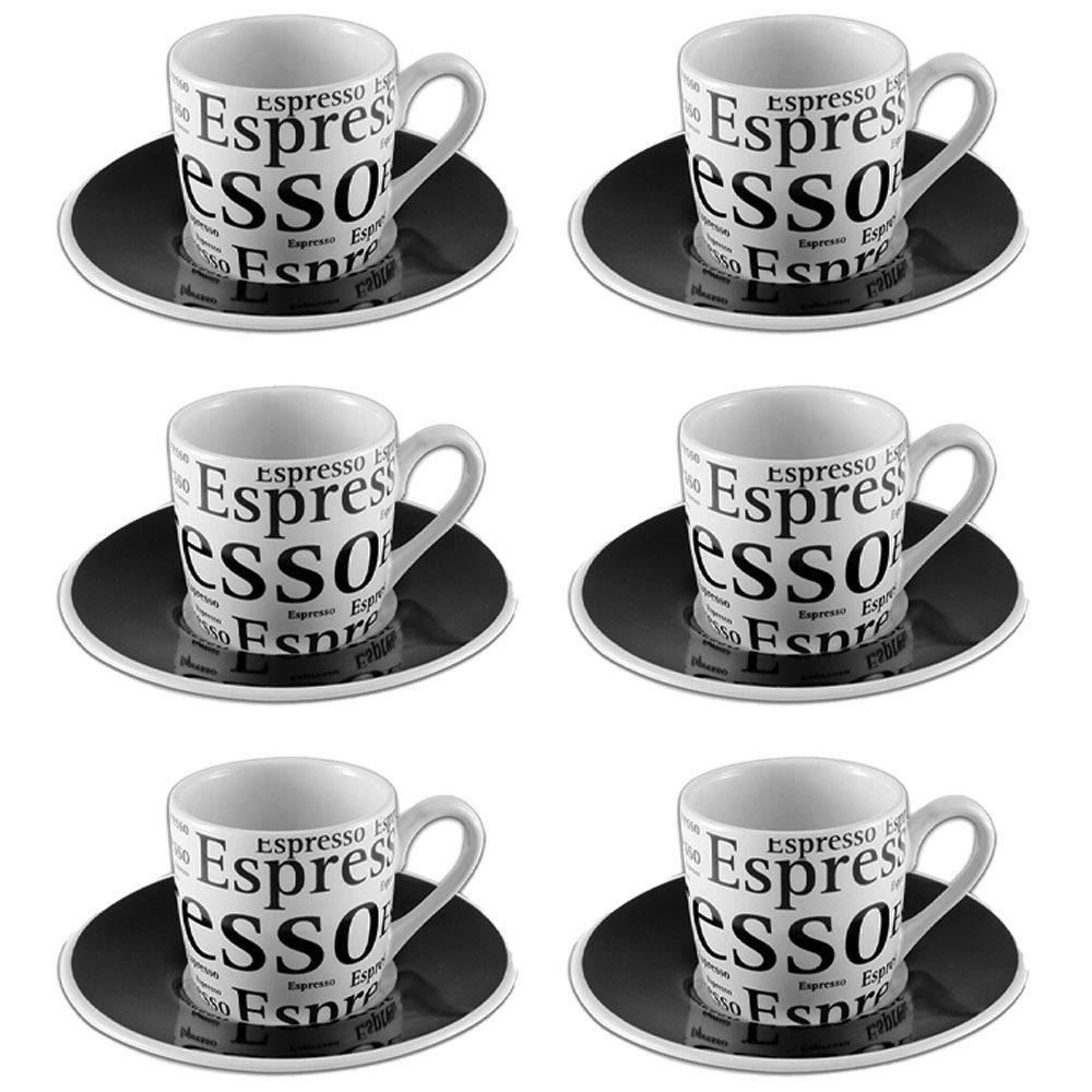 Jogo De Café Haüskraft 12 Peças Porcelana - Espresso