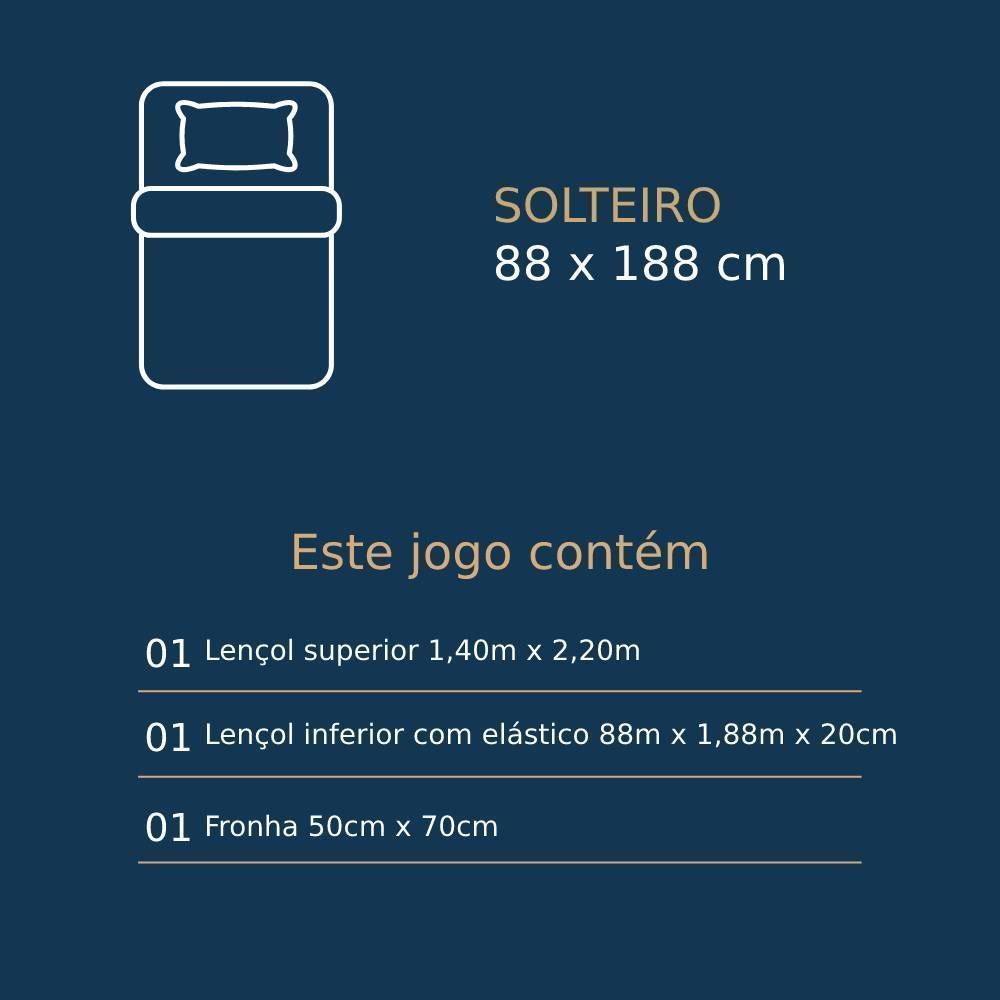 Jogo De Cama Solteiro Microfibra 150 Fios Havan Casa 3 Peças - Festival Flowers Azul 