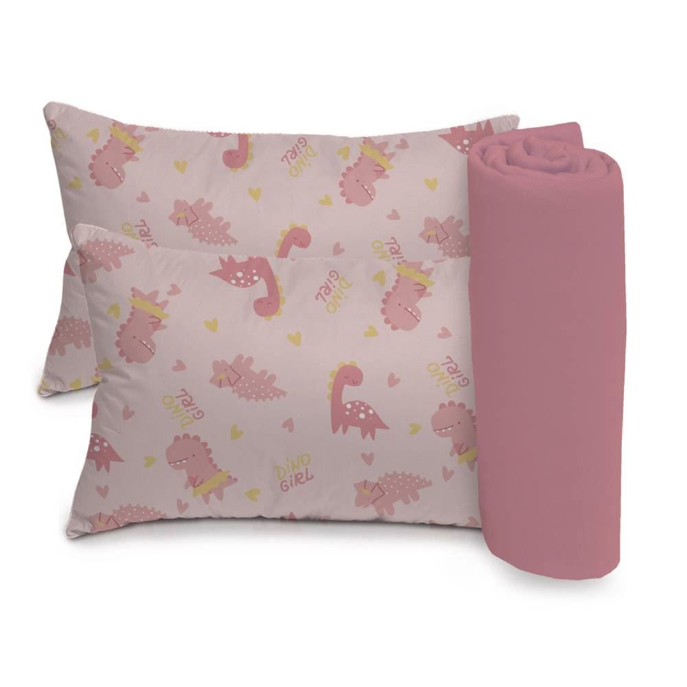 Jogo De Cama Bebê 100% Algodão Havan Baby 3 Pçs - Girl