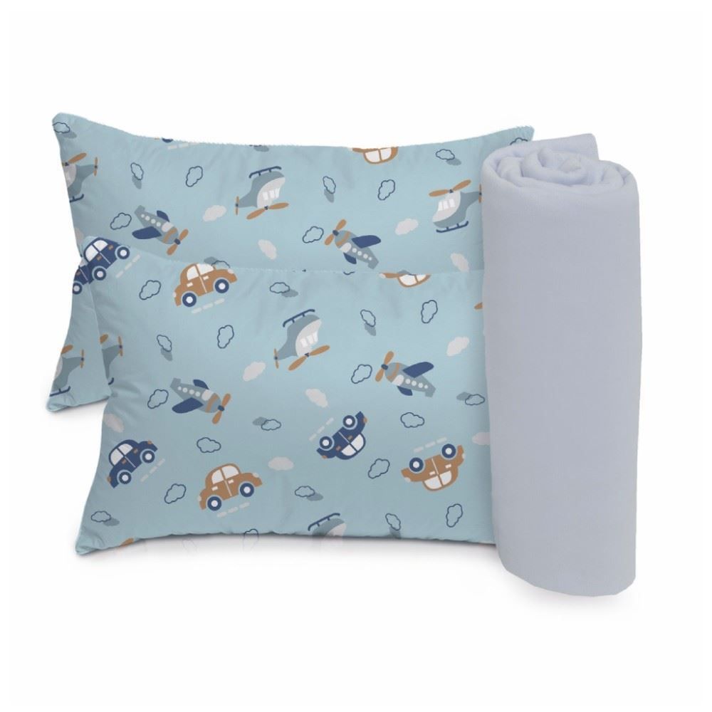 Jogo De Cama Bebê 100% Algodão Havan Baby 3 Pçs - Viagem