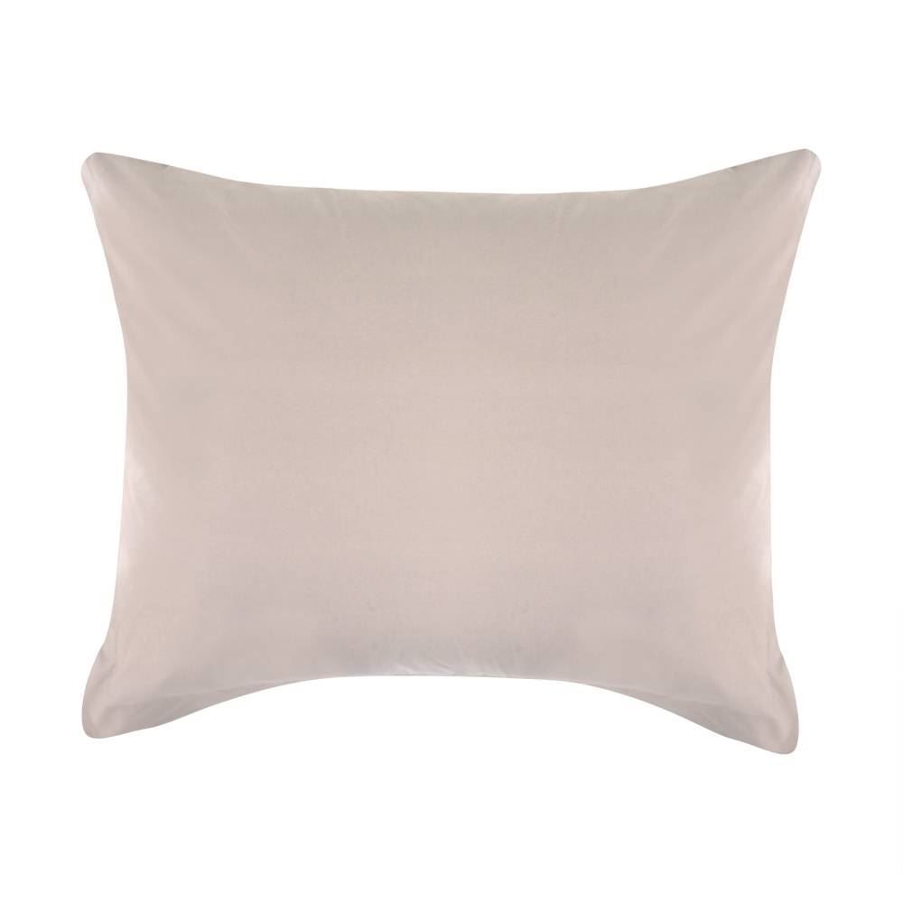 Jogo De Cama Casal Percal 200 Fios Buona Fortuna 3 Pçs  - Cru