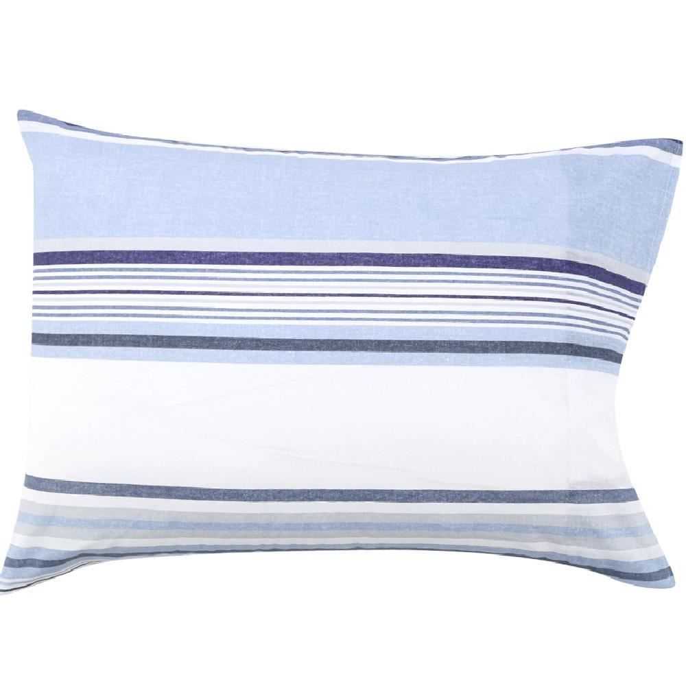 Jogo De Cama Casal 100% Algodão Royale Havan Casa 4 Peças - Theo Azul