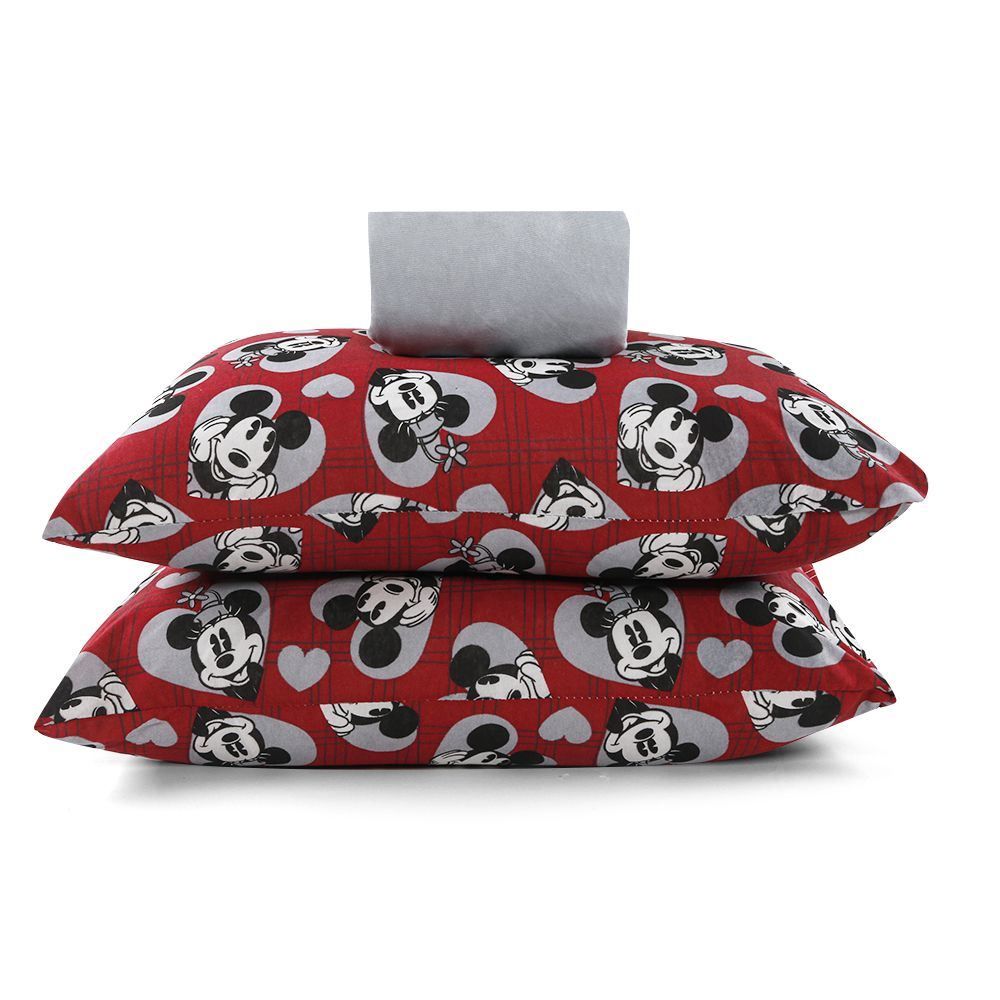 Jogo De Cama Casal Estampado Malha Disney 3 Pçs - Namorados Love Film