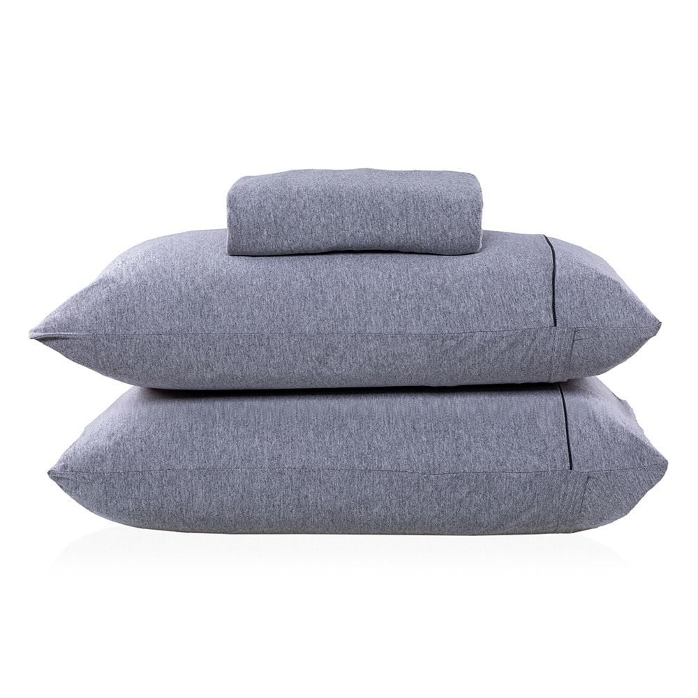 Jogo De Cama Casal 3 Peças Mescla Urban Confort - Cinza