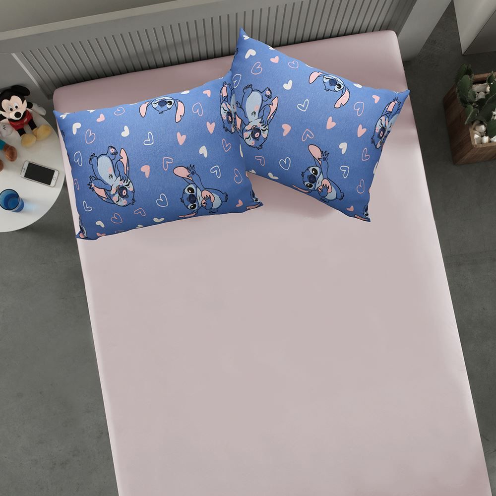 Jogo De Cama Casal Disney Portallar 3 Pçs - Sitch Sweet Malbec Claro