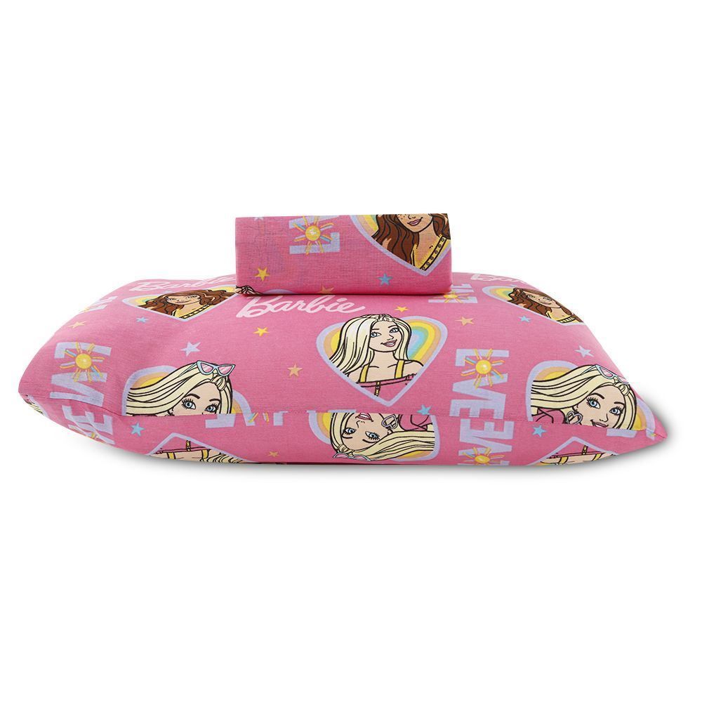 Jogo De Cama Infantil Estampado Lepper 2 Pçs - Barbie