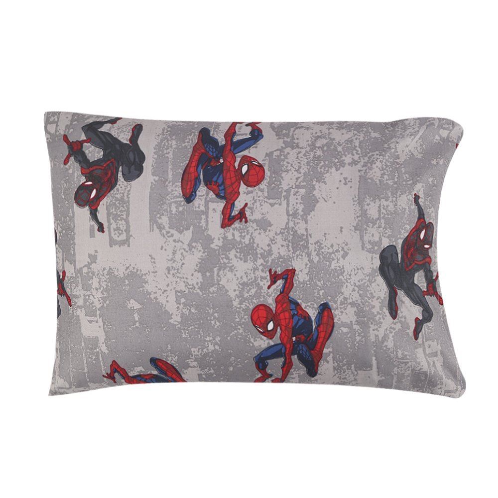 Jogo De Cama Infantil Solteiro Disney By Hedrons 2 Pçs - Homem Aranha Black