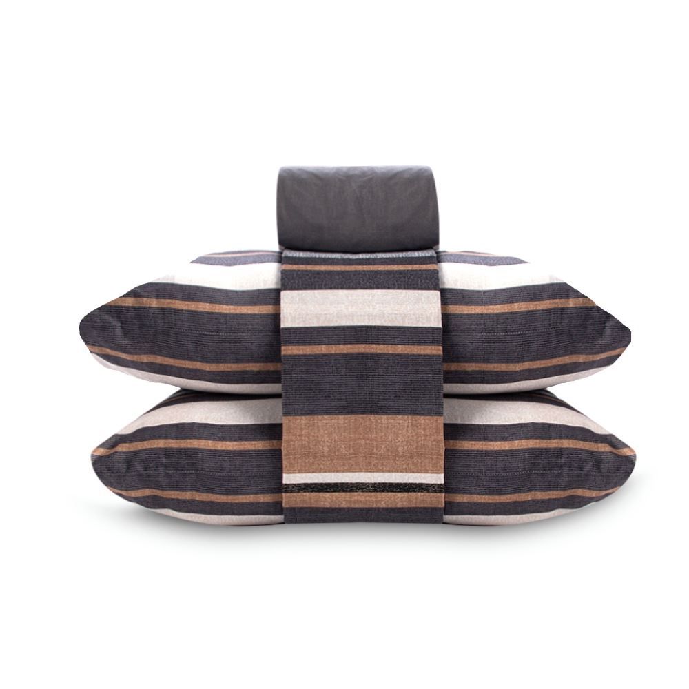 Jogo De Cama King 100% Algodão Royale 4 Peças - Matteo Chumbo