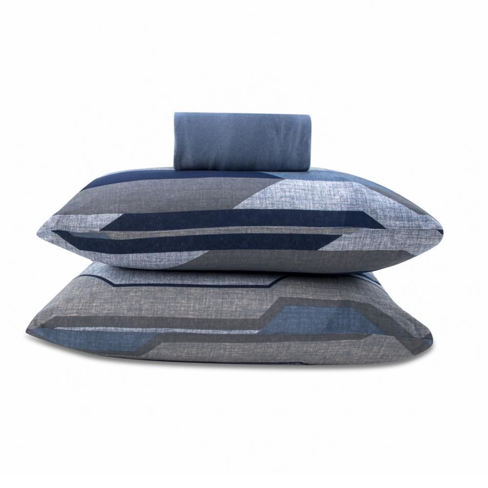 Jogo De Cama King Malha Solecasa Havan Casa 3 Pçs - Mauricio Jeans