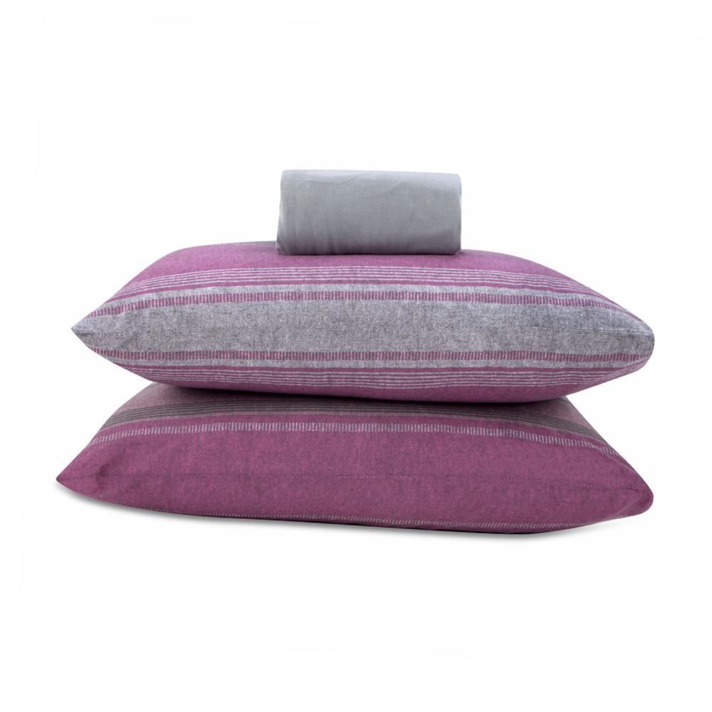 Jogo De Cama King Malha Solecasa Havan Casa 3 Pçs - Thor Rosa