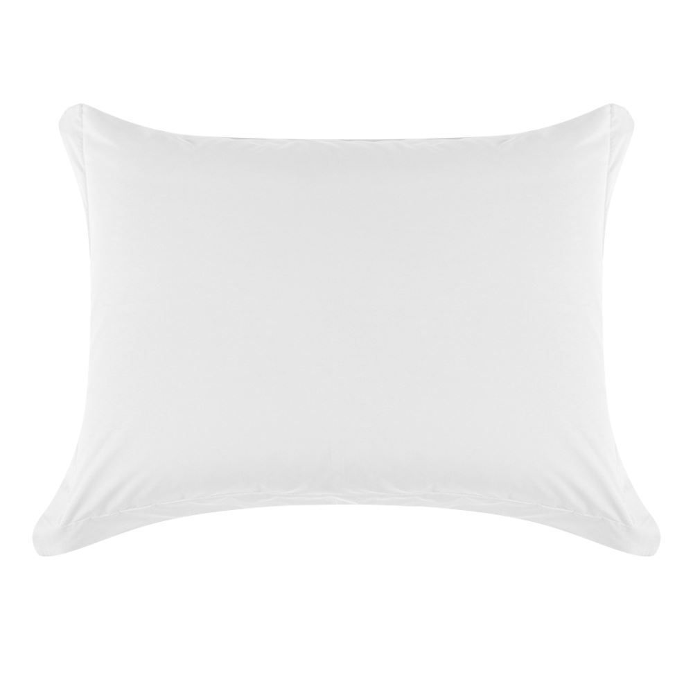 Jogo De Cama King Percal 100% Algodão Buona Fortuna  4 Pçs - Branco