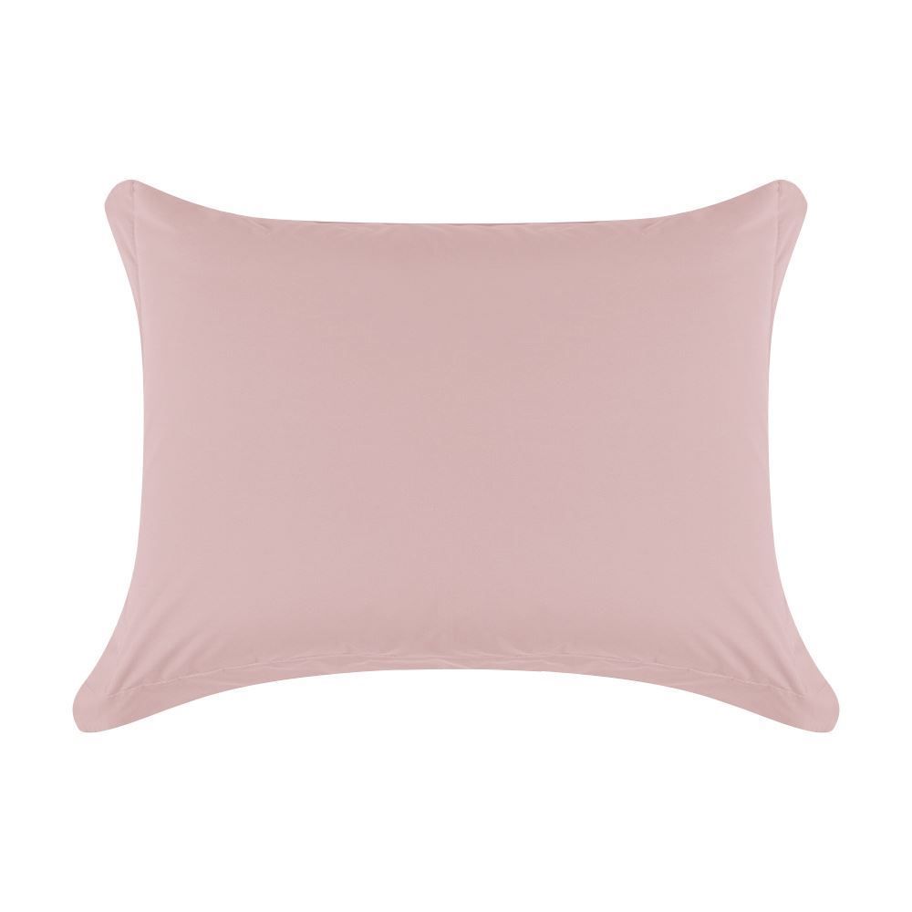 Jogo De Cama King Percal 100% Algodão Buona Fortuna  4 Pçs - Rosa Velho