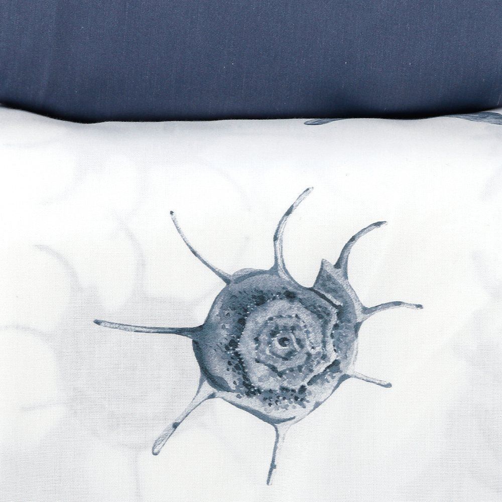 Jogo De Cama King Buona Fortuna 4Peças - Brisa Do Mar Azul