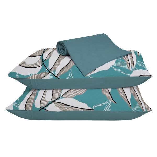 Jogo De Cama King Malha 100% Algodão Solecasa 3 Pçs - HELENA VD RETRO