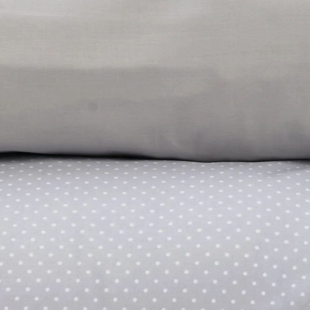 Jogo de Cama King Percal Buona Fortuna 3 pçs - Poa Prata