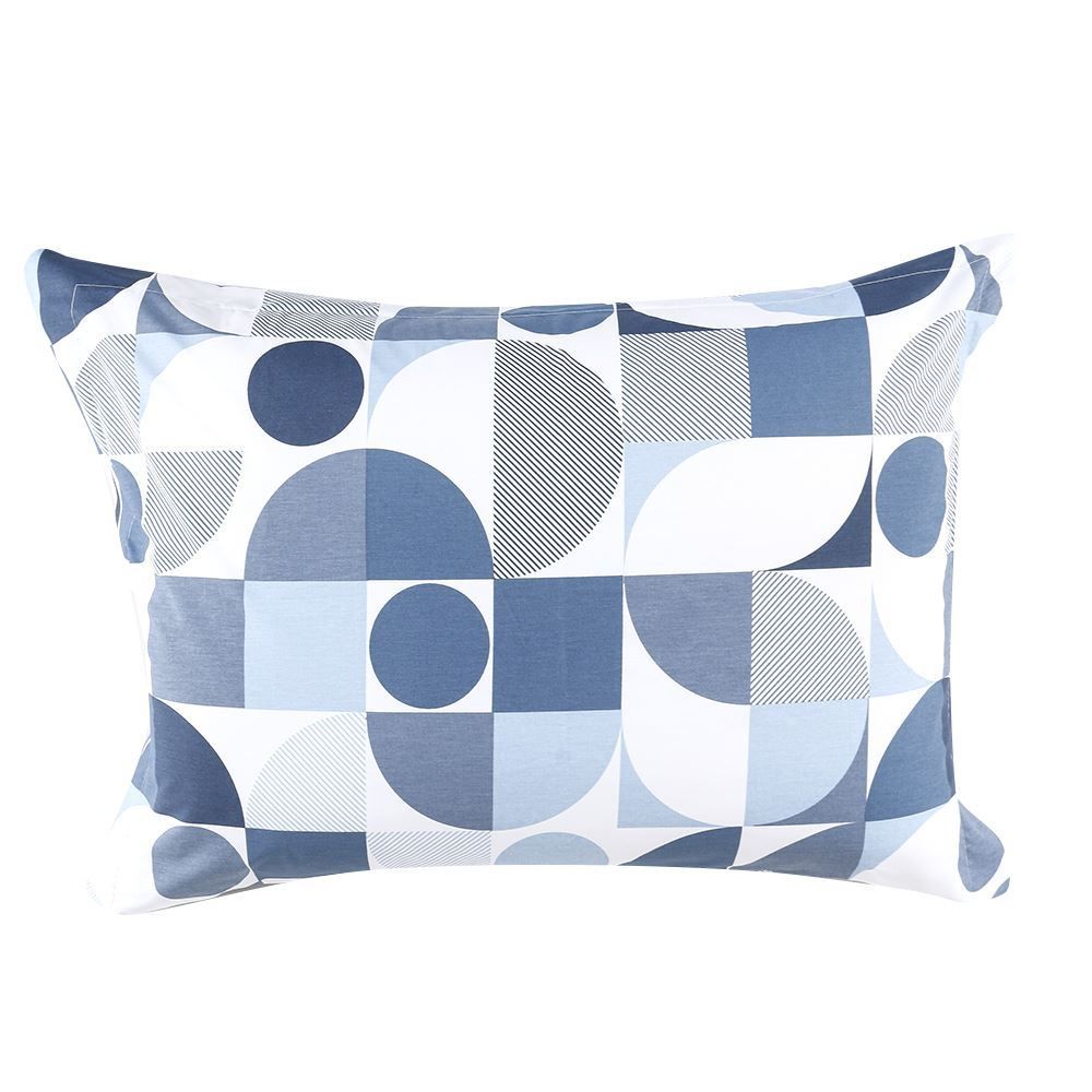 Jogo De Cama Queen Percal Buona Fortuna 4 Pçs - Lorenzo Azul 