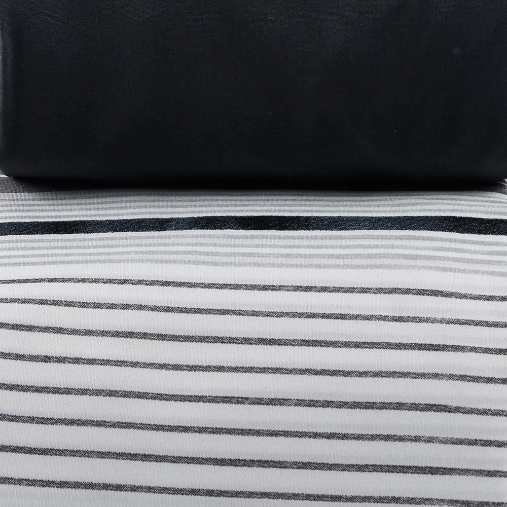 Jogo De Cama Queen Micropercal Havan Casa 4 Pçs - Tony Listra Cinza