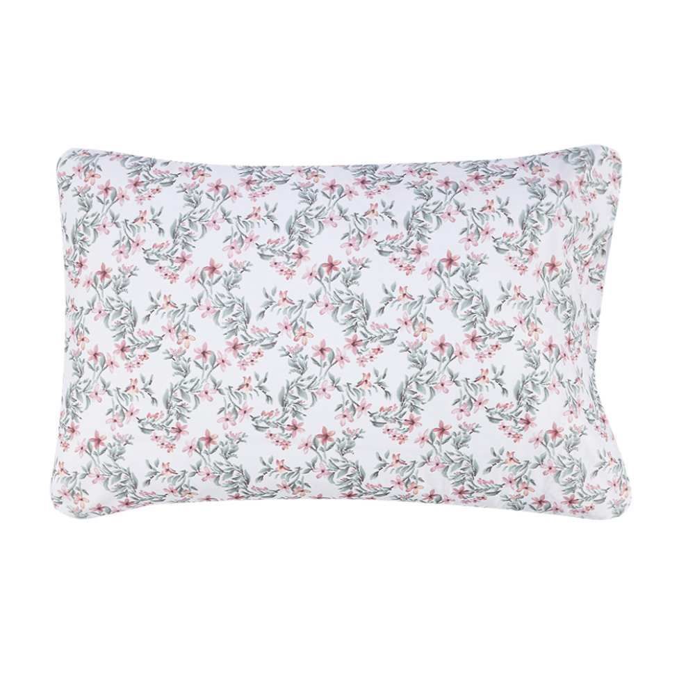 Jogo De Cama Queen Micropercal Havan Casa 4 Pçs - Elise Flowers Verde