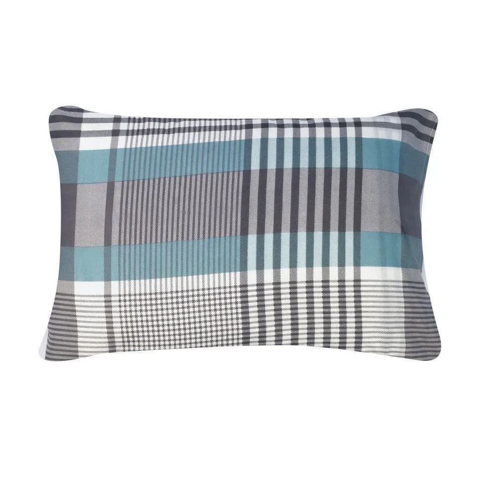 Jogo de Cama Queen Napoli Havan Casa 4 pçs  - Pedro Xadrez Cinza