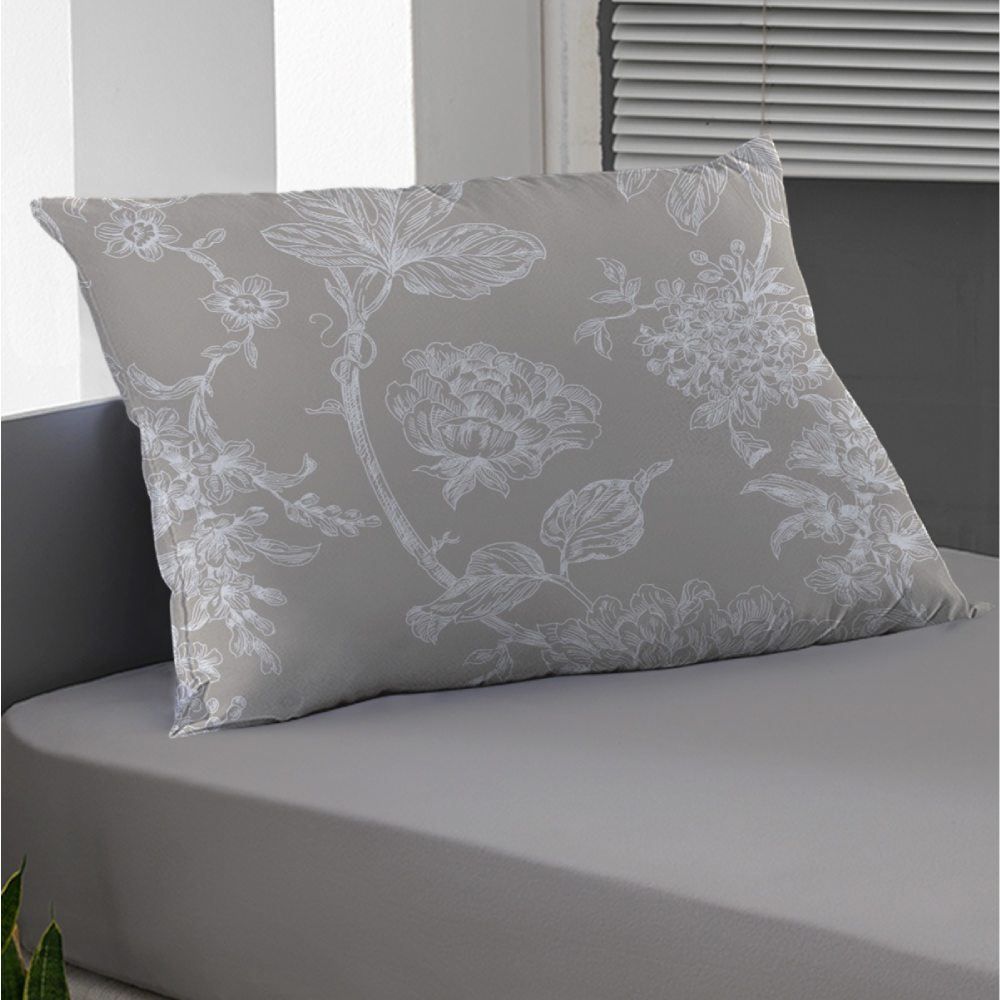 Jogo De Cama Solteiro Malha Havan Casa 2 Pçs - Constance Taupe