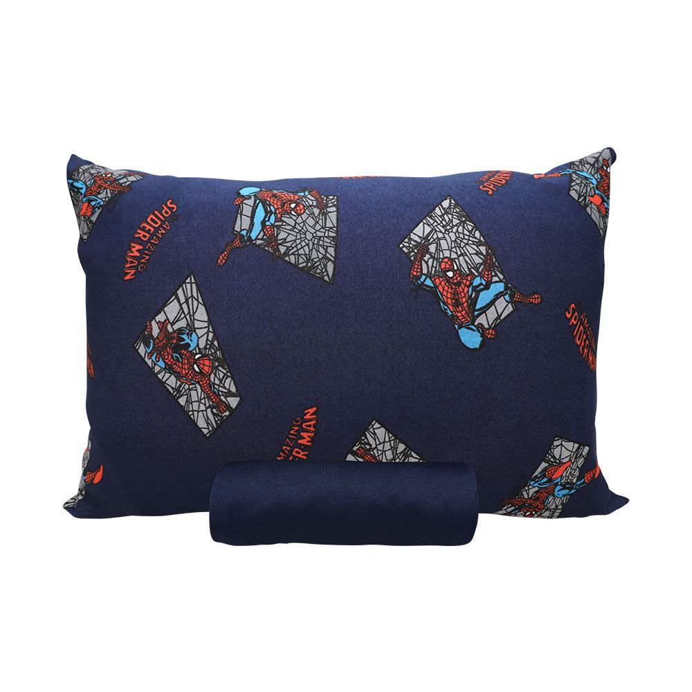 Jogo De Cama Solteiro Marvel Portallar 2 Pçs - Spider Amazing Profundo