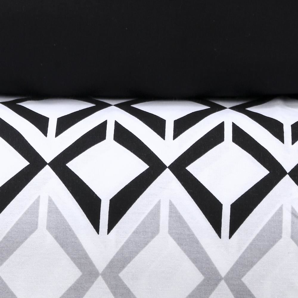 Jogo De Cama Solteiro Percal Buona Fortuna 3 Pçs - Benicio Preto