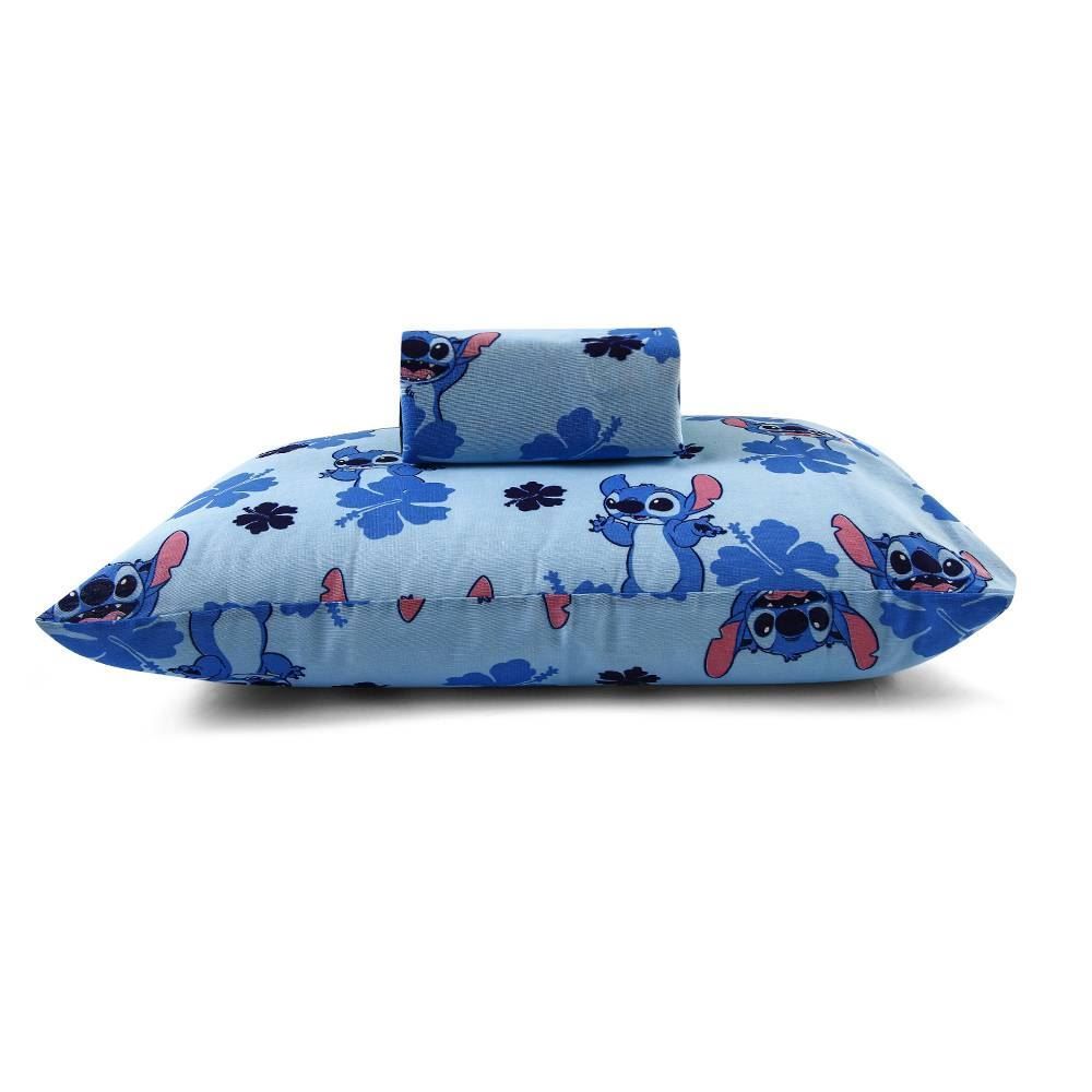 Jogo De Cama Solteiro Estampado Malha Lepper 2 Pçs - Stitch