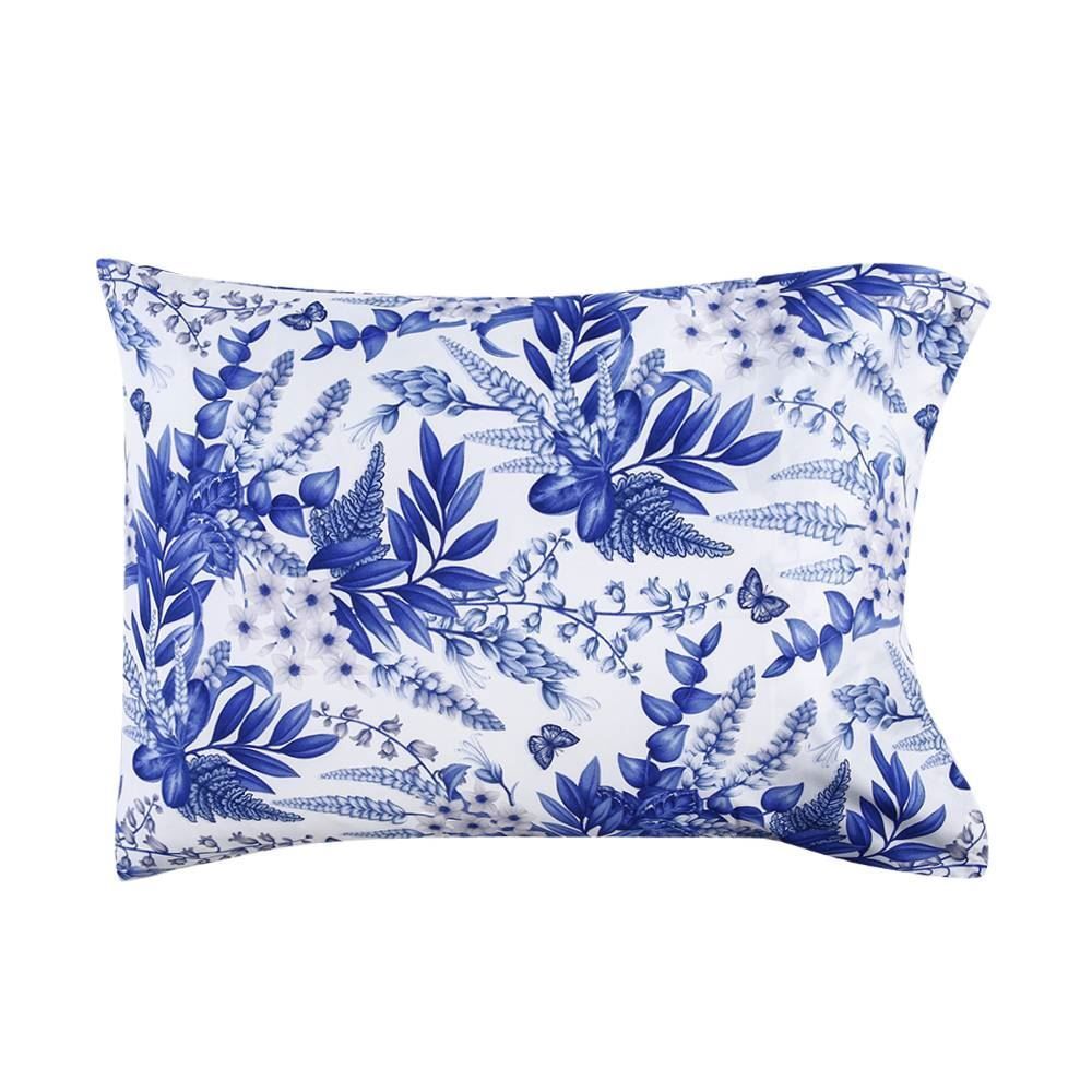 Jogo De Cama Solteiro Micropercal 180 Fios Havan Casa 3 Pçs - Elegance Branco Flowers