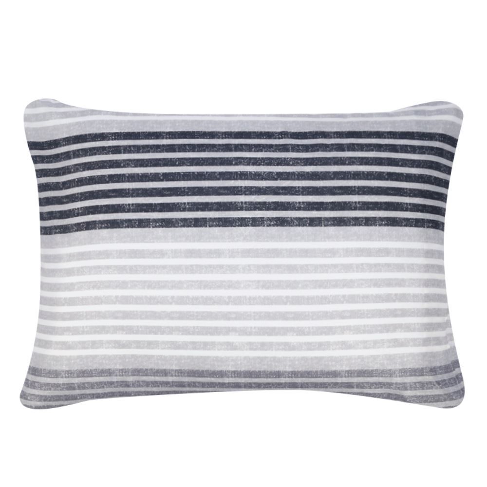 Jogo de Cama Solteiro Napoli Havan Casa 3 Peças - Fabricio Listra Cinza