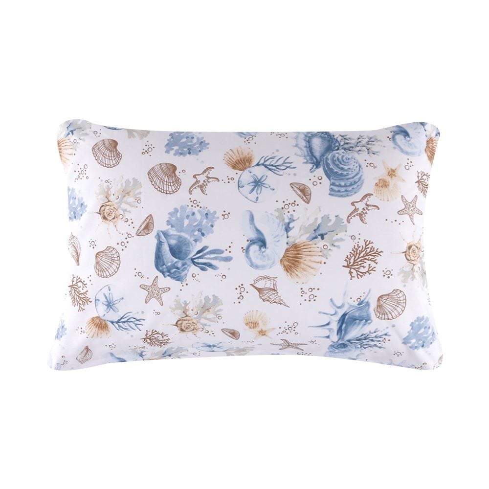 Jogo de Cama Solteiro Percal  Buona Fortuna 2 pçs - Acqua Azul