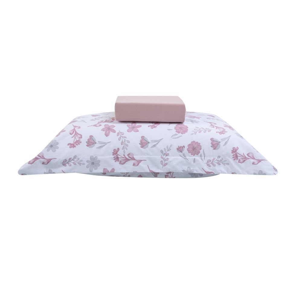 Jogo De Cama Solteiro Percal 100% Algodão Buona Fortuna 2 Pçs - Nina Rosa