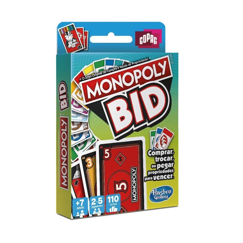 Jogo De Cartas Monopoly Bid Copag - 34261