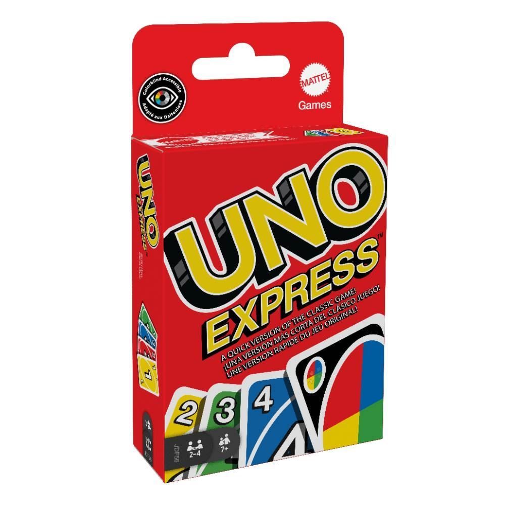 Jogo De Cartas Uno Express Mattel - JDF56