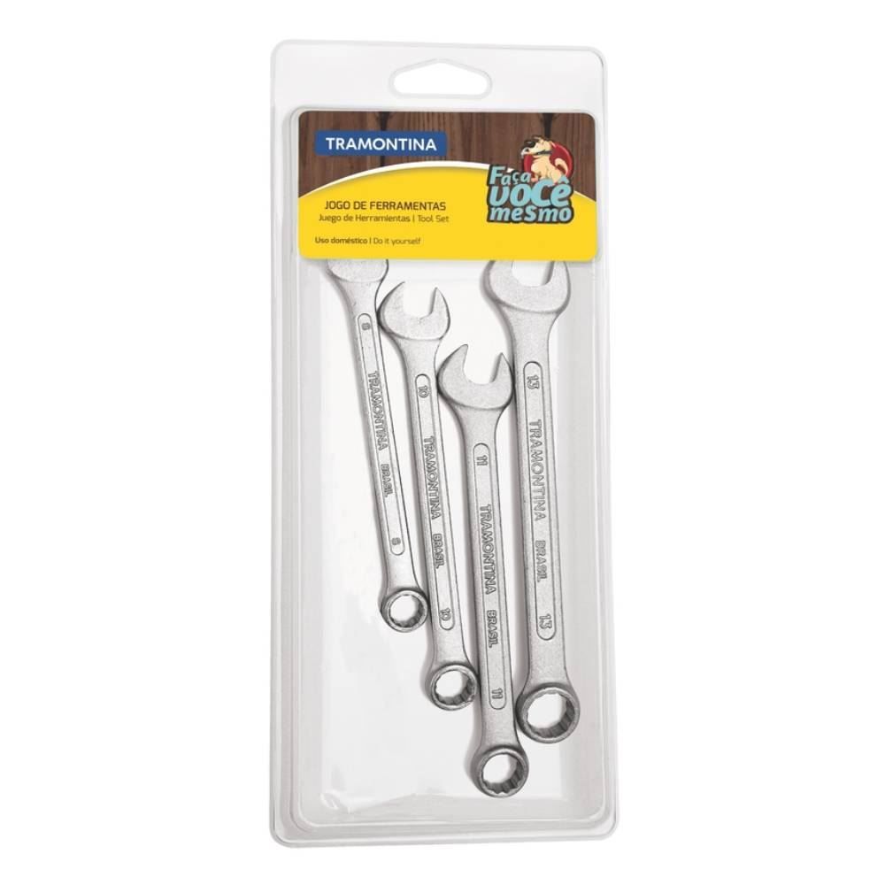 Jogo De Chave Combinadas Tramontina 4 Peças - 43408/148