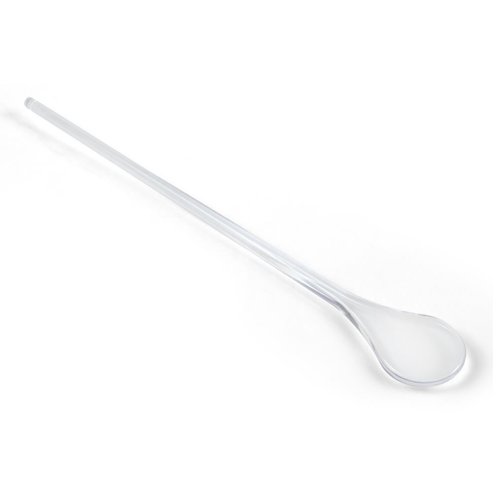 Jogo De Colher Multiplast Bailarina Vitra 32Cm Com 2 Peças - Transparente 