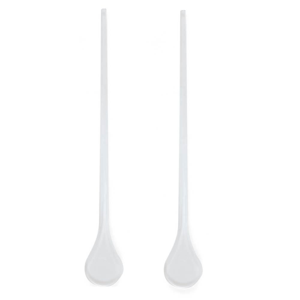 Jogo De Colher Multiplast Bailarina Vitra 32Cm Com 2 Peças - Transparente 