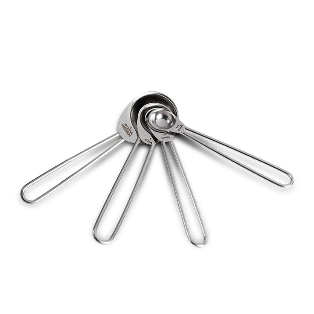 Jogo De Colheres Medidoras Top Pratic Brinox 4 Pçs - Aço Inox