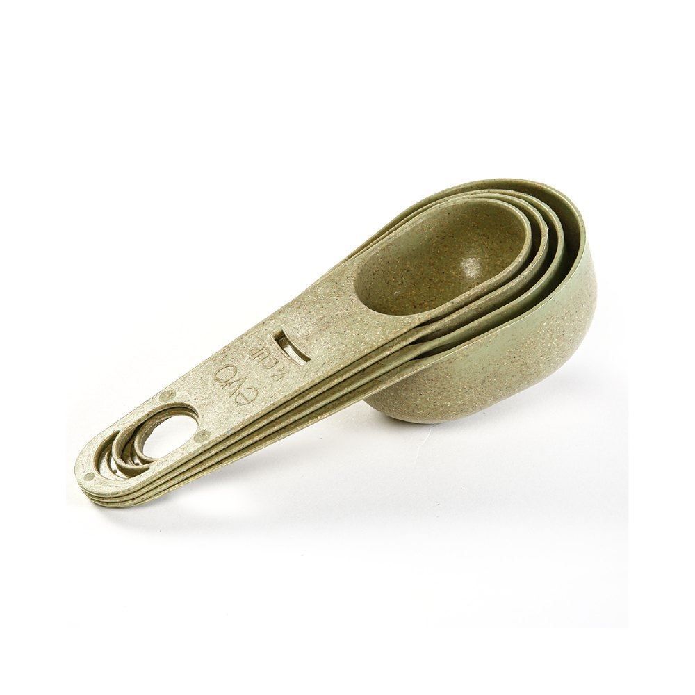 Jogo De Colheres Medidoras Verde Tropical Evo - 4 Peças